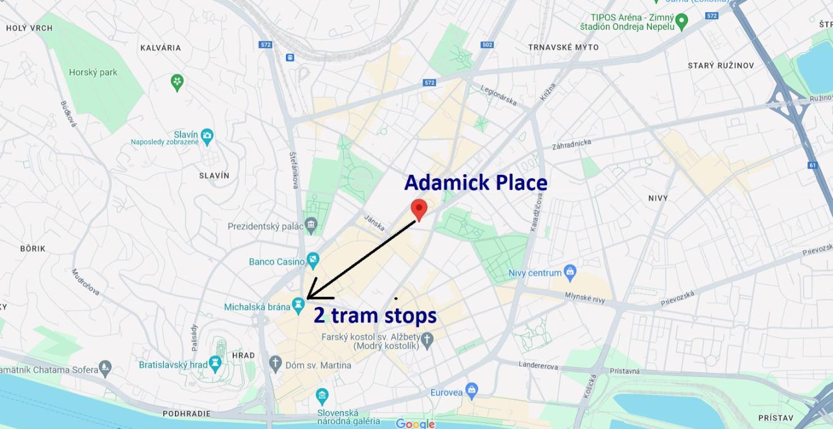 Adamick Place In City Centre With Free Parking Lägenhet Bratislava Exteriör bild
